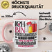 Einzelhandelskauffrau Ausbildung Start Geschenk Tasse Ich Bin Einzelhandelskauffrau In Der Ausbildung Ich Darf Das Kaffee-Becher Geschenkidee Rosa Trendation
