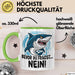 Kollege Tasse Geschenk Bevor Du Fragst Nein Hai Haifisch Geschenkidee Jungs Grün Trendation