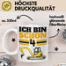 4. Geburtstag Geschenk Tasse Becher Jungs Bagger Ich Bin Schon 4 Weiß Trendation