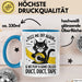 Katzen Tasse Geschenk Duct Duct Tape Geschenkidee Lustig Katze Sarkasmus Blau Trendation