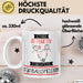 Fußballspielerin Tasse Geschenk Becher Stark Attraktiv Furchtlos Fußballspielerin Lustige Geschenkidee Weiß Trendation
