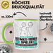 Ultimate-Frisbee-Spieler Geschenk Tasse Ich Bin Ultimate-Frisbee-Spieler Aber Sag Doch Einfach Superheld Lustige Geschenkdiee für Ultimate-Frisbee-Spieler Kaffee-Becher Grün Trendation
