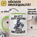 Motorcross Tasse Geschenk Ballett Echte Mädchen Fahren Motocross Grün Trendation