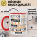 Live-Musik-Fan Geschenk Becher Tasse Gott Schuf Alle Menschen Gleich Nur Die Besten Durfeten Live-Musik-Fan Werden Geschenkidee Lustig Rot Trendation