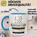 Musikredakteurin Weil Es Keinen Schöneren Beruf Gibt Tasse Geschenk für Eine Musikredakteurin Lustig Blau Trendation