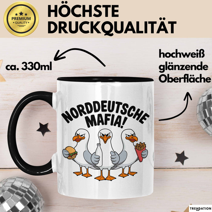Deutsche Deutschland Tasse Geschenk Lustige Geschenkidee Spruch Norddeutsche Mafia Trendation