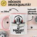 Podcast Gastgeber Tasse Geschenk Lustige Geschenkidee Spruch Für Audio Geschichtenerzähler Rosa Trendation