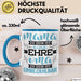 Unbezahlbare Oma Tasse Geschenk Muttertag Spruch Liebevoll Blau Trendation