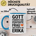 Erika Tasse Geschenk Gott Formte Die Perfekte Frau Erika Geschenkidee Blau Trendation