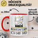 Geschenk für Musikredakteurin Tasse Lustige Geschenkidee Geburtstag Ich Bin Musikredakteurin Ich Darf Das Rot Trendation