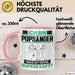 Popsänger Tasse Geschenk für Popsänger Geburtstag Lustiger Spruch Kaffee-Becher Was Ist Deine Superkraft Rosa Trendation
