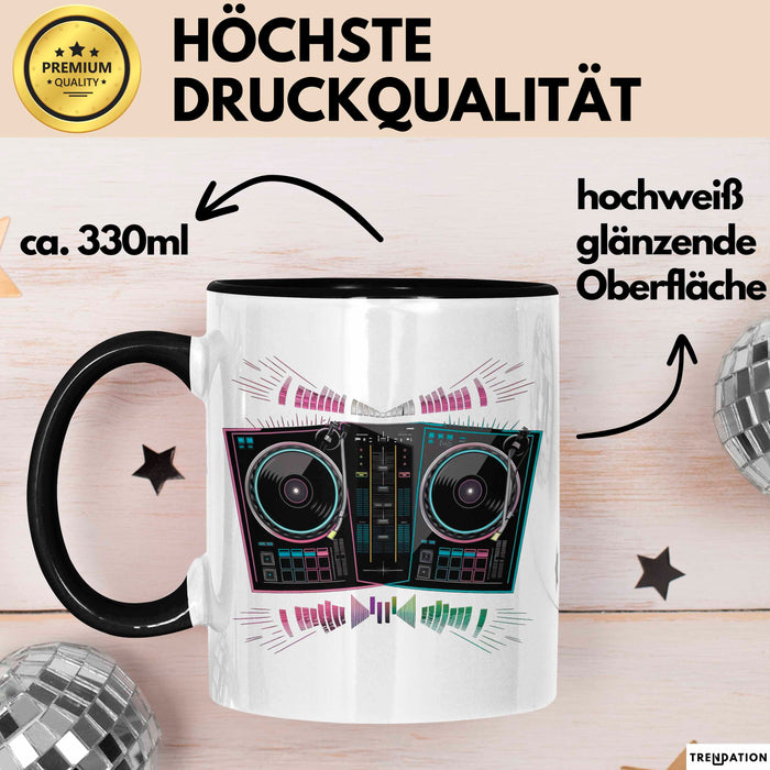 DJ Tasse Geschenkidee für Musikmixer Fans Trendation