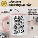 Regina Tasse Geschenk Alles Ist Gut Regina Ist Jetz Da Geschenkidee Becher mit Name Rosa Trendation