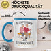Krankenschwester Pflege Betreuung Tasse Geschenk Lustige Geschenkidee Spruch Altenpflegerin Aus Leidenschaft Blau Trendation