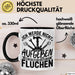 Handwerker Geschenk Tasse Ich Werde Nicht Aufgeben Aber Fluchen KFZ Mechaniker Hausmeister Elektroniker Anlagenmechaniker Schwarz Trendation