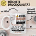 Slackline-Instruktorin Tasse Geschenk Lustiger Spruch Bitte Erheben Sie Sich Seine Majestät Die Slackline-Instruktorin Betritt Den Raum Weiß Trendation