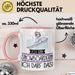 Geschenk für Snowboarderin Tasse Lustige Geschenkidee Geburtstag Ich Bin Snowboarderin Ich Darf Das Rosa Trendation