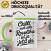 Roswitha Tasse Geschenk Chillt Mal Alle Roswitha Ist Ja Jetzt Da Geschenkidee Becher mit Name Grün Trendation
