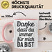 Freundschaft Tasse Geschenk Danke Dass Du Immer Da Bist Geschenkidee Rosa Trendation