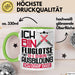 Fluglotse Ausbildung Tasse Geschenk Ich Bin Fluglotse In Der Ausbildung Ich Darf Das Geschenkidee Spruch Grün Trendation