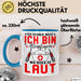 Krankenschwester Pflege Betreuung Tasse Geschenk Lustige Geschenkidee Spruch Ich Schreie Nicht Ich Bin Altenpflegerin Blau Trendation