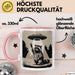 Waschbär Tierliebhaber UFO Alien Tasse Geschenk Lustige Geschenkidee Spruch Rosa Trendation
