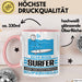 Surfer Geschenk Tasse Ich Bin Surfer Aber Sag Doch Einfach Superheld Lustige Geschenkdiee für Surfer Kaffee-Becher Rosa Trendation