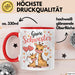 Big Sister Ältere Geschwister Schwestern Giraffe Tasse Becher Geschenk Lustige Geschenkidee Spruch Big Sister Rot Trendation