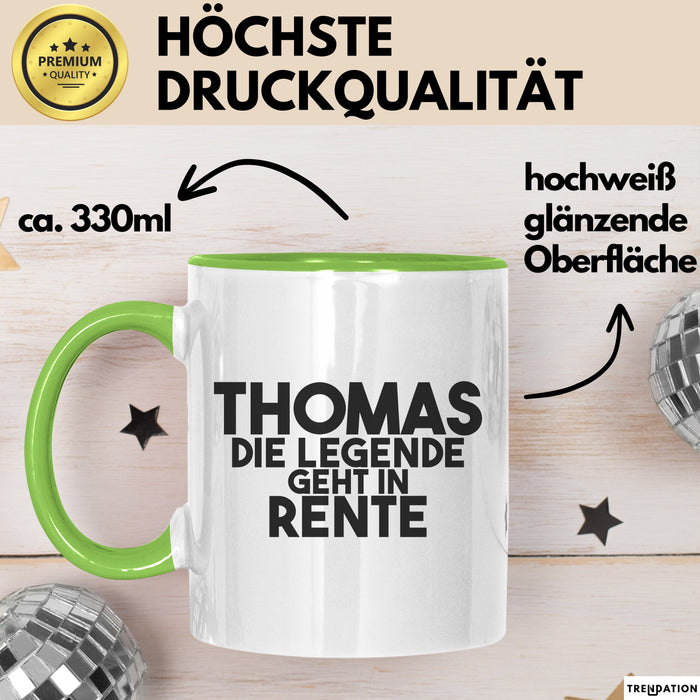 Thomas Tasse Thomas – Die Legende Geht In Rente Geschenk