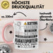 Karatesportler Geschenk Tasse Lustiger Spruch Erheben Sie Sich Der Karatesportler Betritt den Raum Rosa Trendation