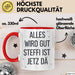 Steffi Tasse Geschenk Alles Ist Gut Steffi Ist Jetz Da Geschenkidee Becher mit Name Rot Trendation