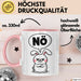 Sarkastische Kaninchen Hase Tasse Geschenk Lustige Geschenkidee Spruch Nö Rosa Trendation