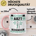 Arzt Tasse Geschenk für Arzt Geburtstag Lustiger Spruch Kaffee-Becher Was Ist Deine Superkraft Rosa Trendation