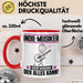 Indie-Musiker Tasse Geschenk für Indie-Musiker Der Mann Der Alles Kann Geschenkidee zum Geburtstag Rot Trendation