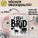 Hü Brid Tasse Geschenk Esel Hybrid Lustiges Hybrid Auto Pferd Esel Geschenkidee E-Auto Elektroauto Rosa Trendation