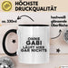 Gabi Tasse Ohne Gabi Laeuft Hier Gar Nichts Geschenk Schwarz Trendation