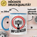 Influencer Tasse Geschenkidee für Content Creator Fans Blau Trendation
