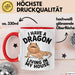 Reptil Bartagame Tasse Geschenk Lustige Geschenkidee Spruch Ich Habe Einen Drachen In Meinem Haus Rot Trendation