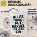 Bärbel Tasse Geschenk Alles Ist Gut Bärbel Ist Jetz Da Geschenkidee Becher mit Name Weiß Trendation