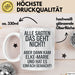 Elke-Marie Tasse Geschenk Alle Sagten Das Geht Nicht Aber Dann Kam Elke-Marie Und Hat Es Einfach Gemacht Geschenkidee Becher mit Name Weiß Trendation