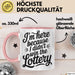 Arbeit Tasse Geschenk Im Here Because I Didnt Win Lottery Geschenkidee Job Rosa Trendation