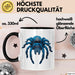 Spinne Vogelspinne Tier Tasse Geschenk Lustige Geschenkidee Spruch Schwarz Trendation