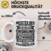 Hausmeister Tasse Geschenk Meister Des Gebäudes Weiß Trendation