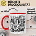 Bayern Tasse Geschenk Lustige Bayrische Sprüche Bayern Dialekt Kaffee-Becher Rot Trendation
