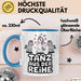 Tänzer Tanzendes Einhorn Tasse Geschenk Lustige Geschenkidee Spruch Tanz Aus Der Reihe Blau Trendation