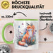 Fuchs Tierliebhaber Tasse Geschenk Lustige Geschenkidee Spruch Grün Trendation