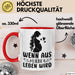 Schwangerschaft Tasse Geschenk Wenn Aus Liebe Leben Wird Geschenkidee Schwangere Frau Rot Trendation