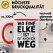 Elke Tasse Geschenk Wo Eine Elke Ist Ist Auch Ein Weg Geschenkidee Becher mit Name Rot Trendation