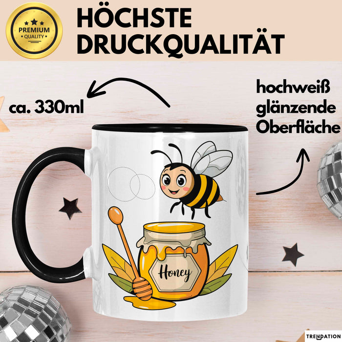 Bienenliebhaber Tasse Geschenkidee für Bestäuber Fan Trendation