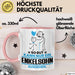 Enkelsohn Geschenk Tasse So Gut Kann Nur Ein Enkelsohn Aussehen Geschenkidee Kaffee-Becher Rosa Trendation